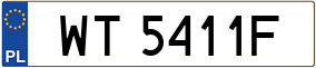 Truck License Plate